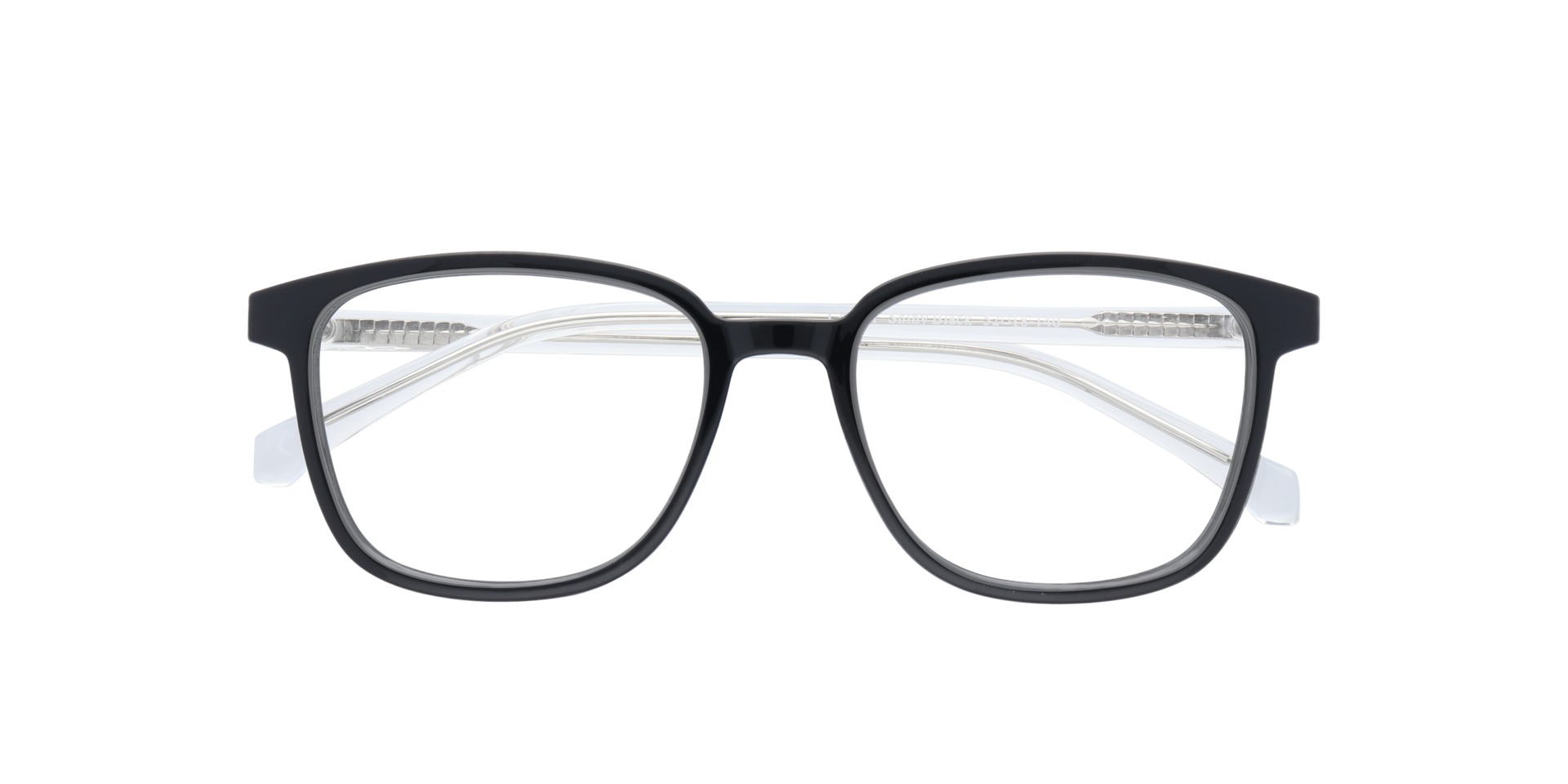Cooper Shiny Black PlasticEyeglass Frames for Glasses Direct, Closed View