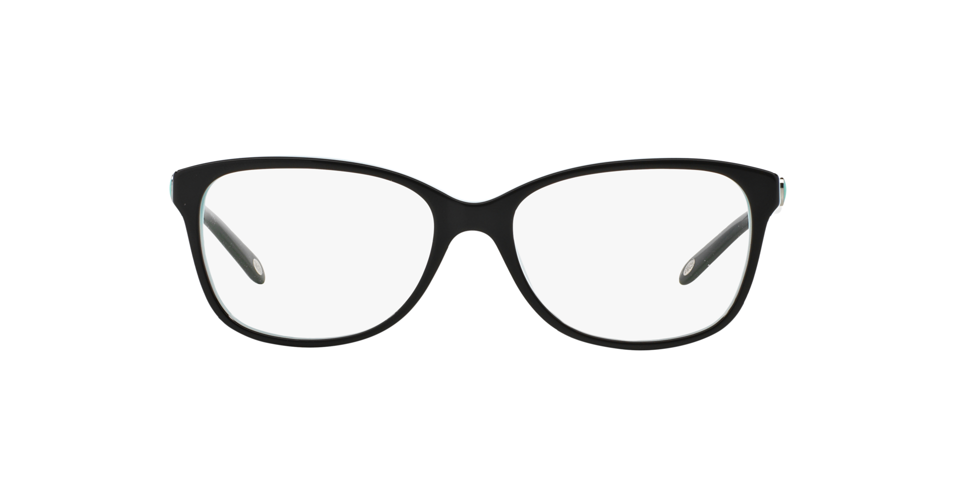 TF2097 Black On Tiffany Blue AcetateEyeglass Frames for Glasses Direct, Front View