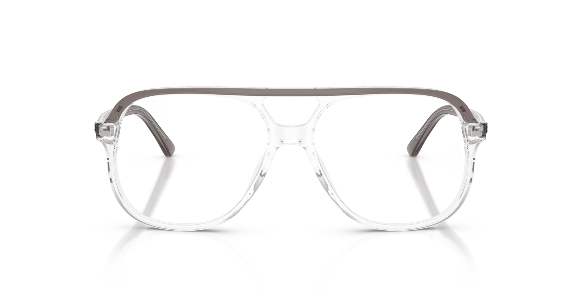 RB5698 Grey Transparent AcetateEyeglass Frames for Glasses Direct, Front View