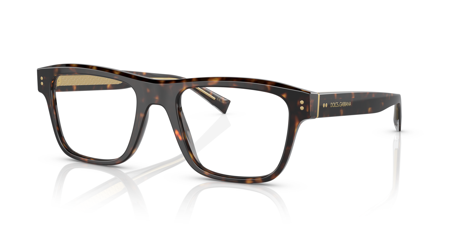 DG3362 Havana AcetateEyeglass Frames for Glasses Direct, Angle View