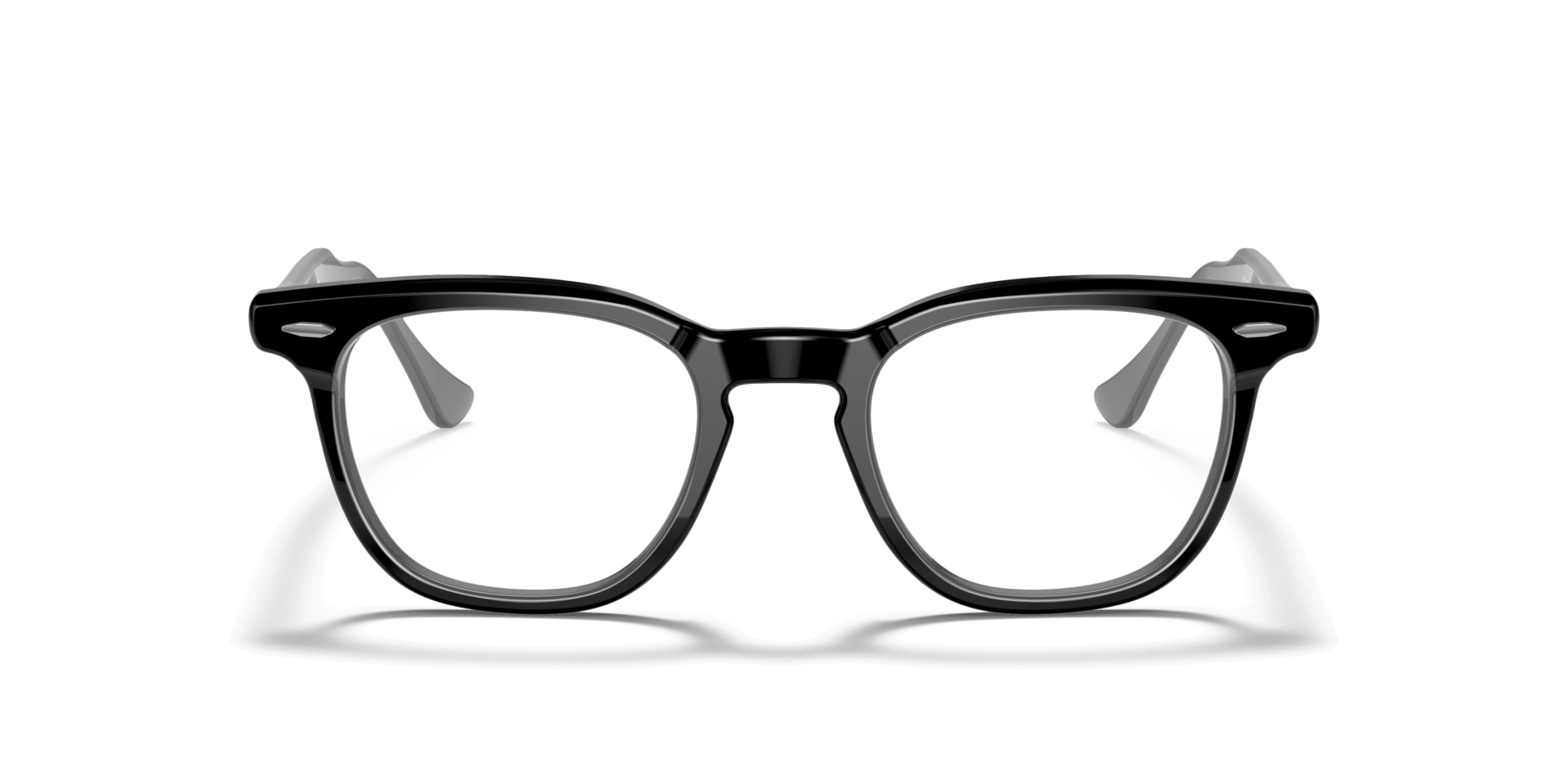 Hawkeye Optics Black AcetateEyeglass Frames for Glasses Direct, Front View