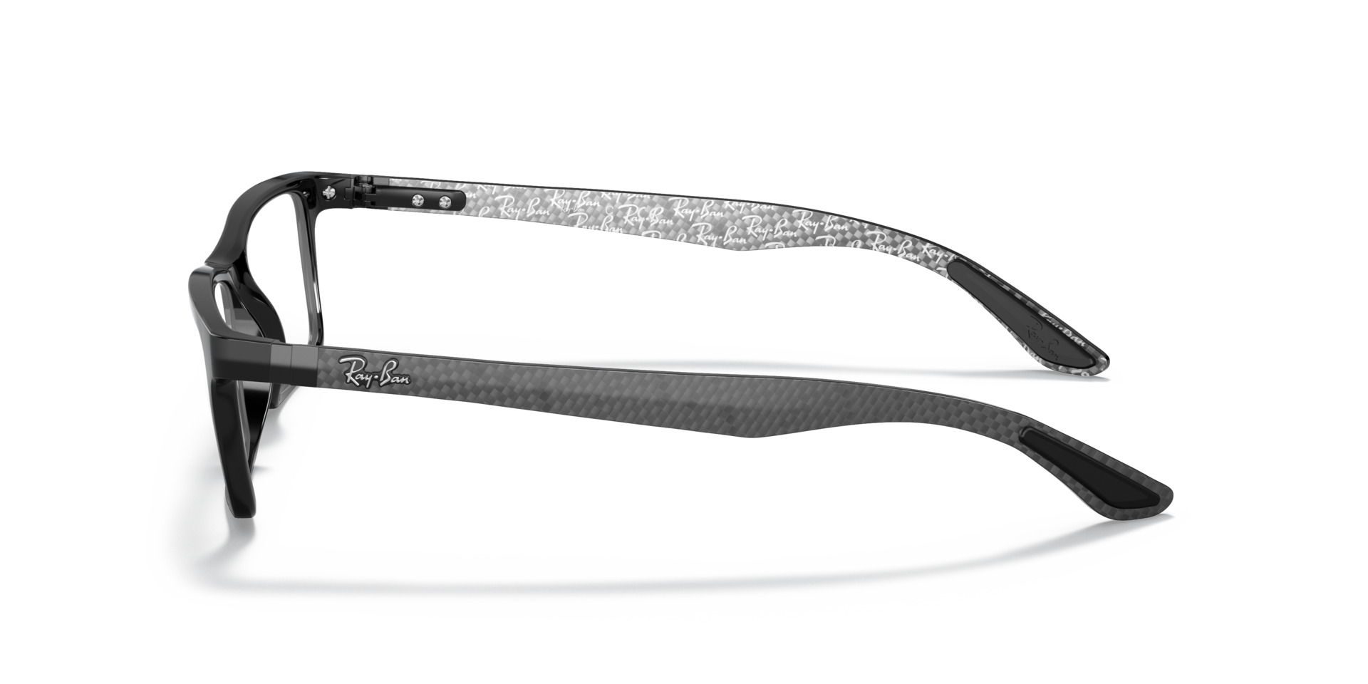 RB8901 Black PlasticEyeglass Frames for Glasses Direct, Side View