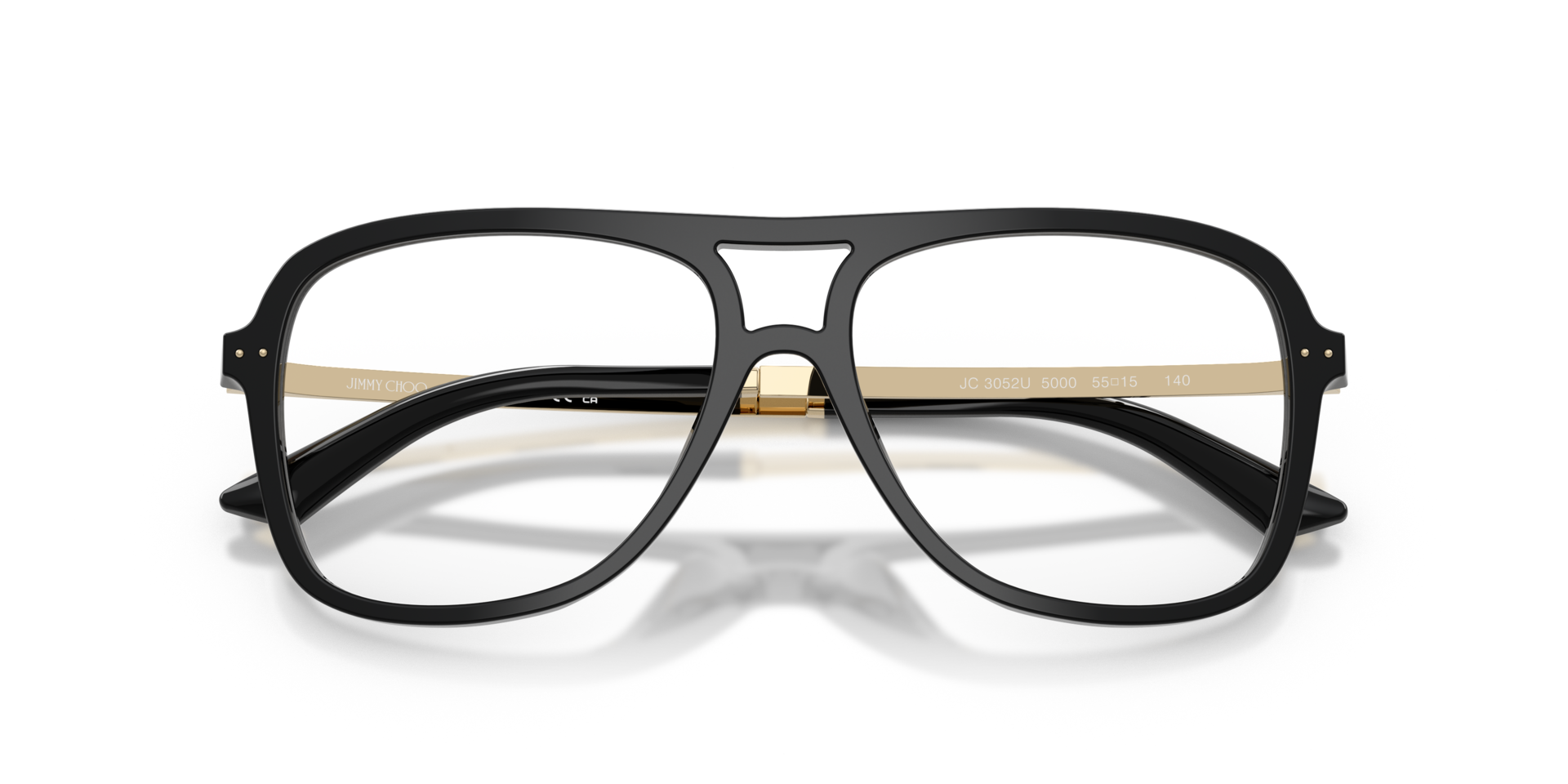 JC3052U Black AcetateEyeglass Frames for Glasses Direct, Closed View