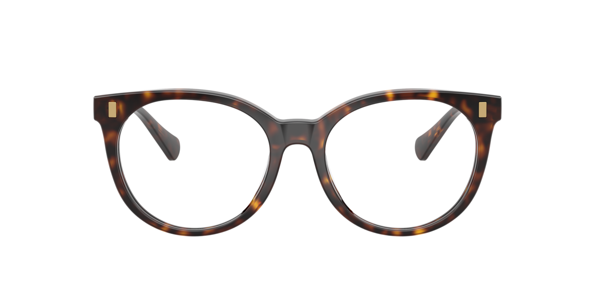 Ralph Women's Shiny Dark Havana Phantos Acetate Eyeglasses Online - Full Rim - Ra7182u