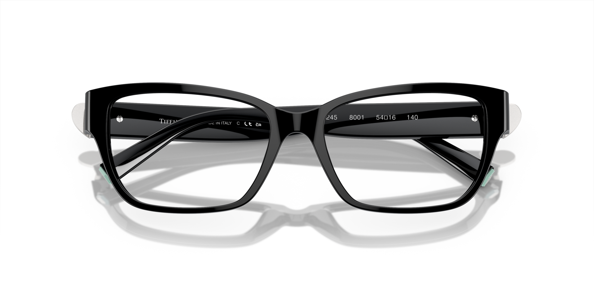 TF2245 Black AcetateEyeglass Frames for Glasses Direct, Closed View