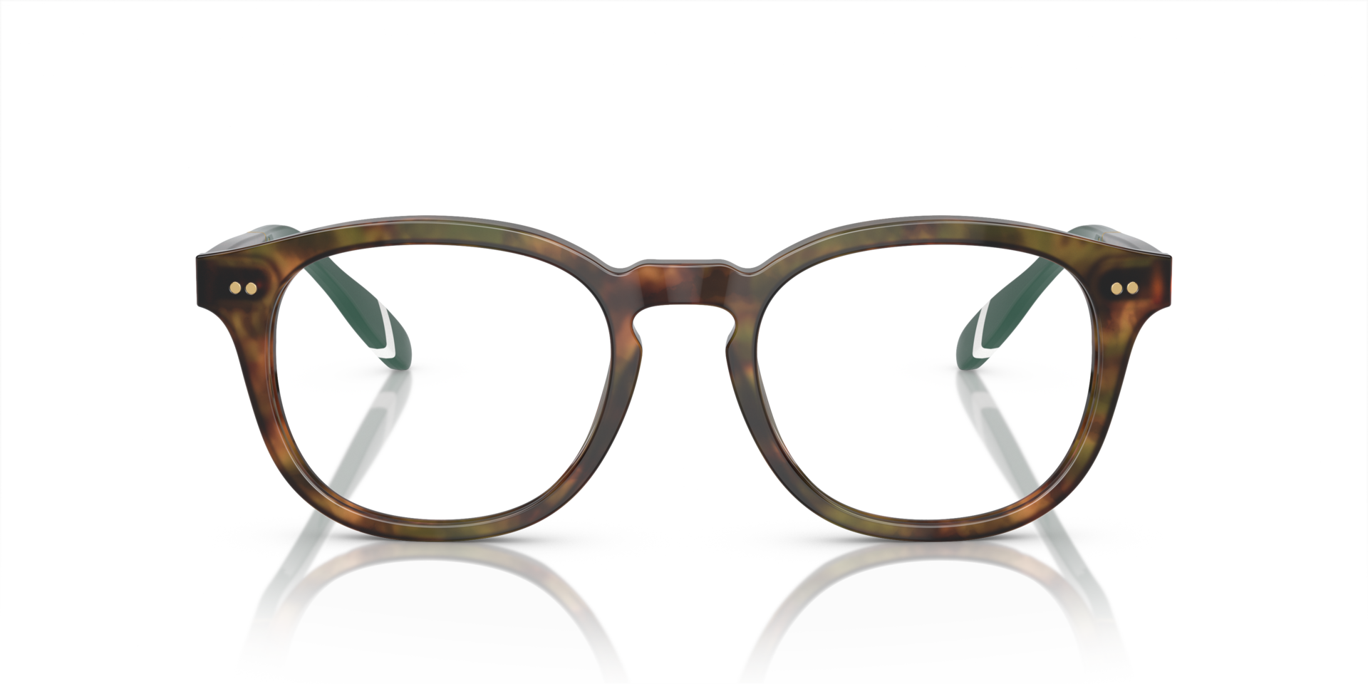 PH2267 Shiny Brown Tortoise AcetateSunglass Frames for Glasses Direct, Front View