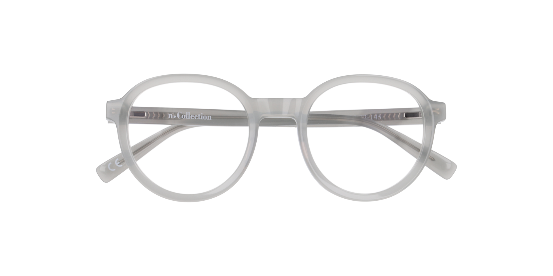 Marley Milky Green AcetateEyeglass Frames for Glasses Direct, Closed View