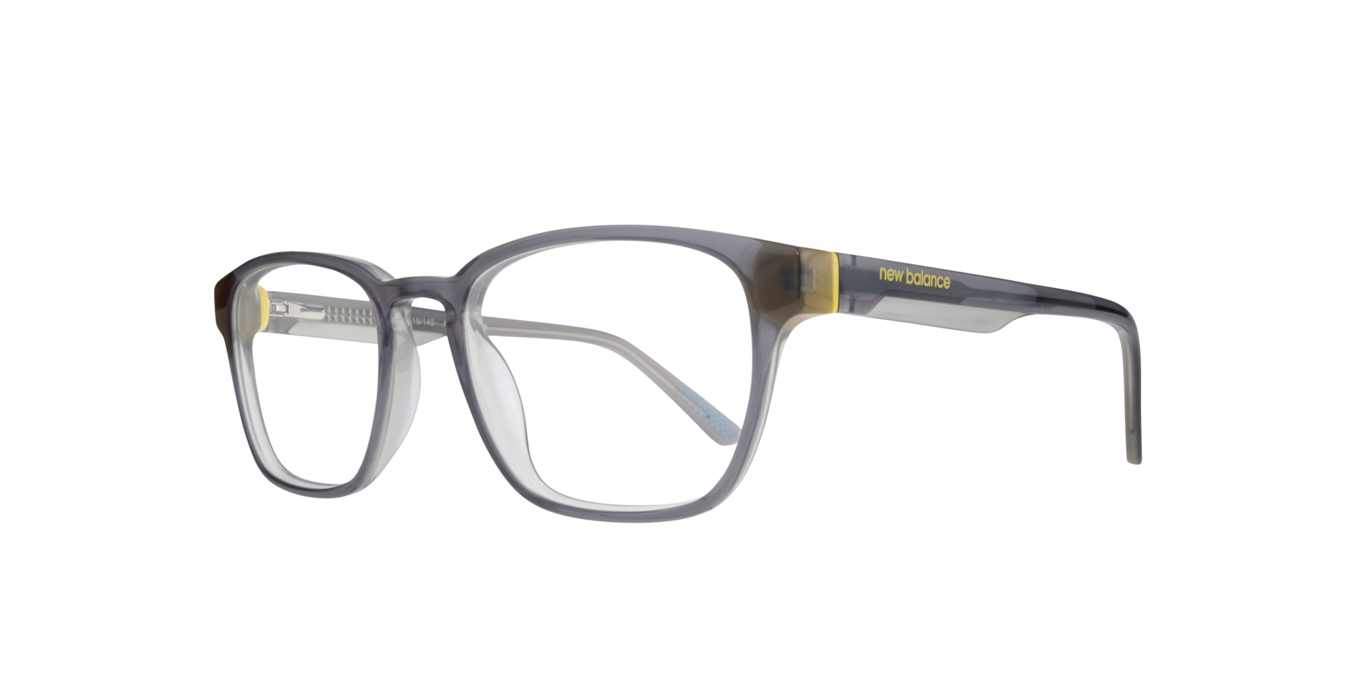 NB4165 Grey AcetateEyeglass Frames for Glasses Direct, Angle View