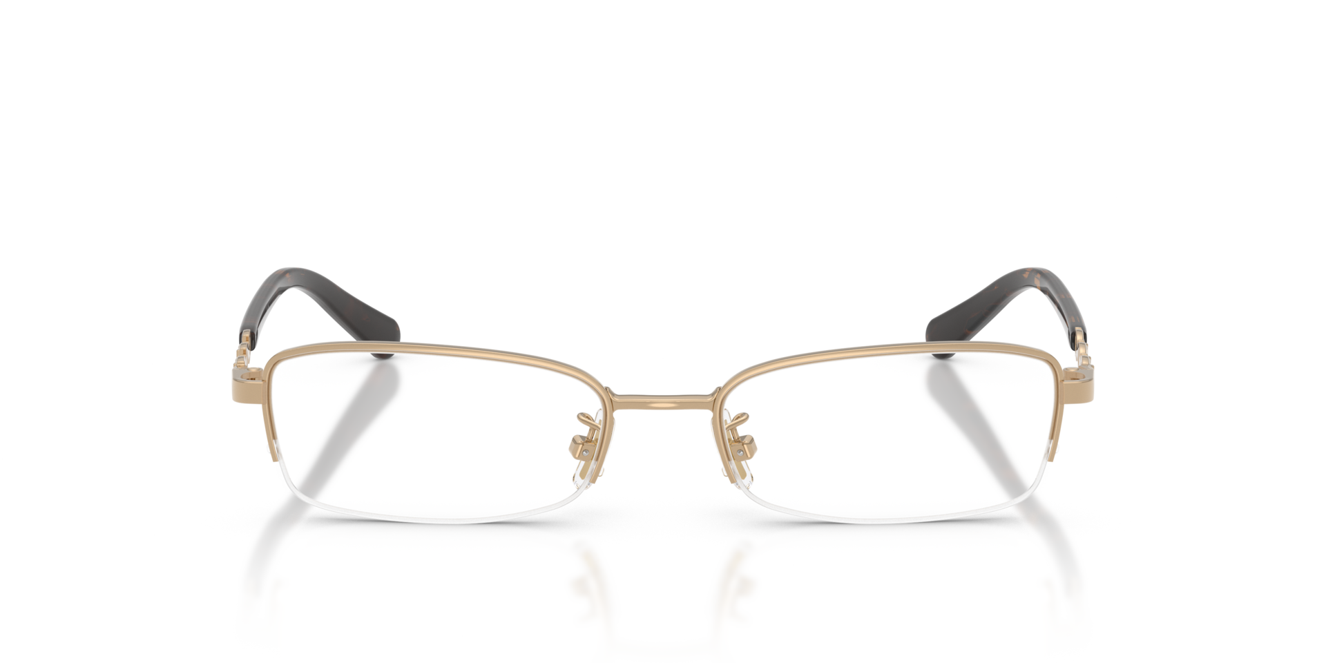 HC5097 Light Gold MetalEyeglass Frames for Glasses Direct, Front View