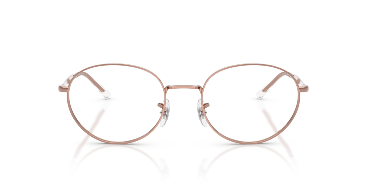 Ray-Ban Eyeglasses Optics - Copper Frame Transparent Lenses Polarized 52-20, RB6558 - Image 3