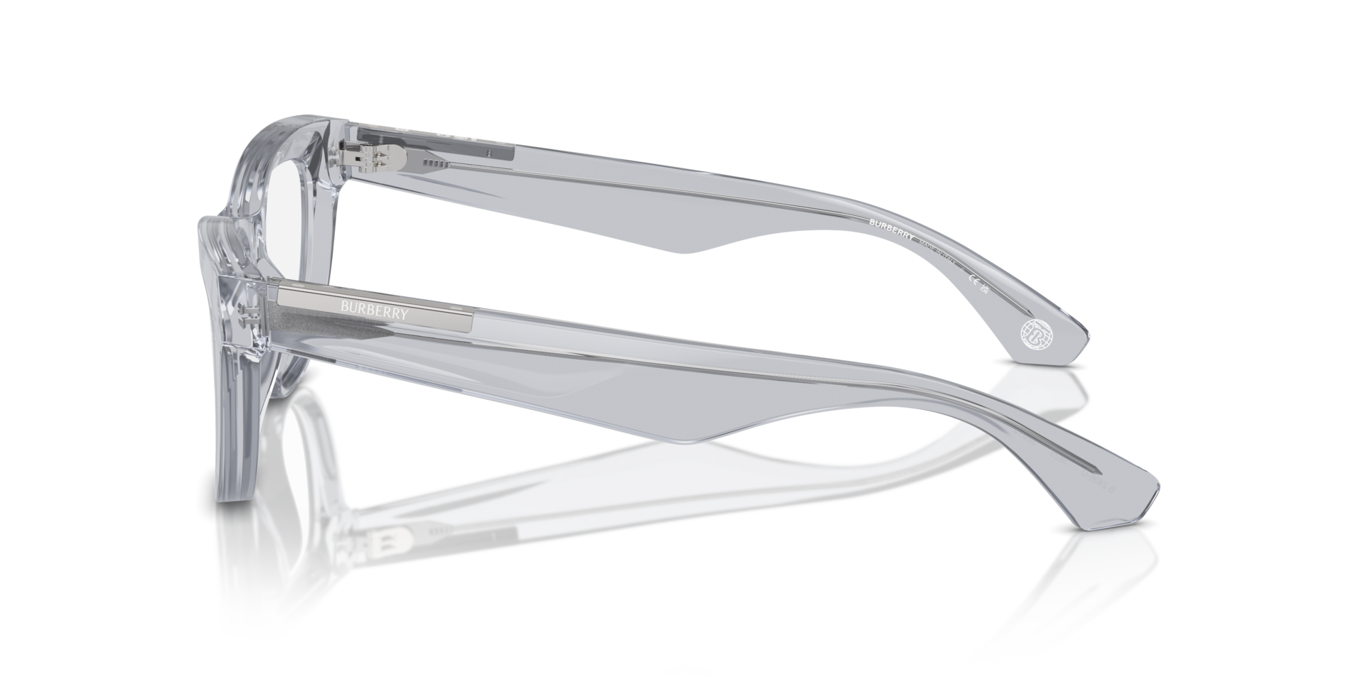 BE2406U Grey AcetateEyeglass Frames for Glasses Direct, Side View