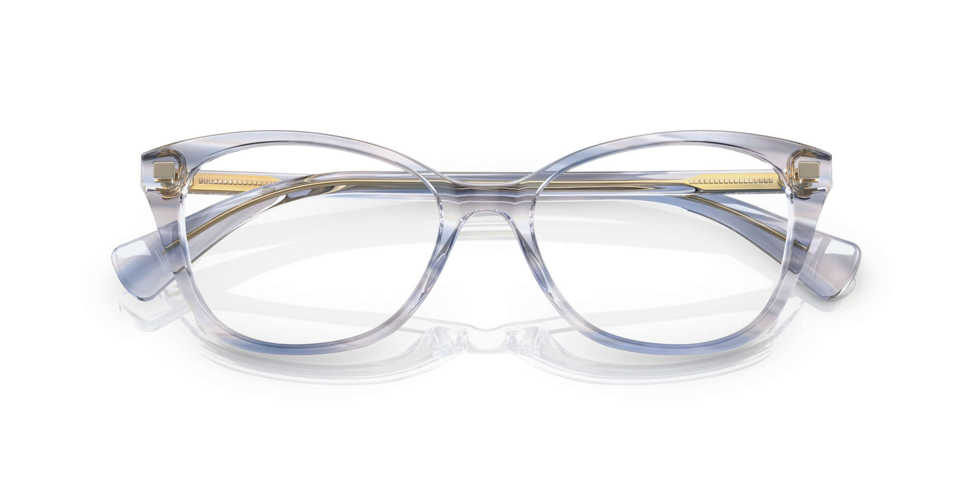 RA7146 Blue AcetateEyeglass Frames for Glasses Direct, Closed View