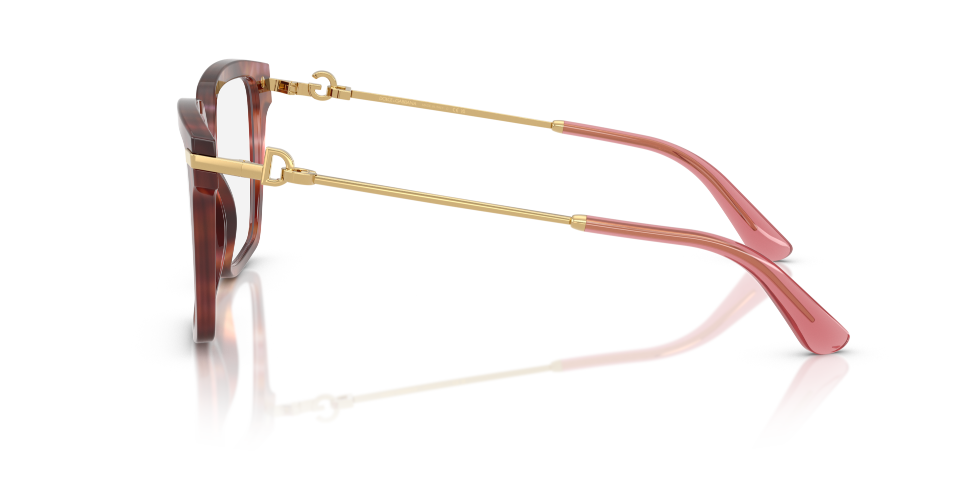 DG3397 Havana Brown AcetateEyeglass Frames for Glasses Direct, Side View