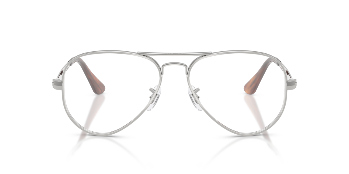 Ray-Ban Unisex Silver Pilot Metal Eyeglasses Online - Full Rim - Rb3925v