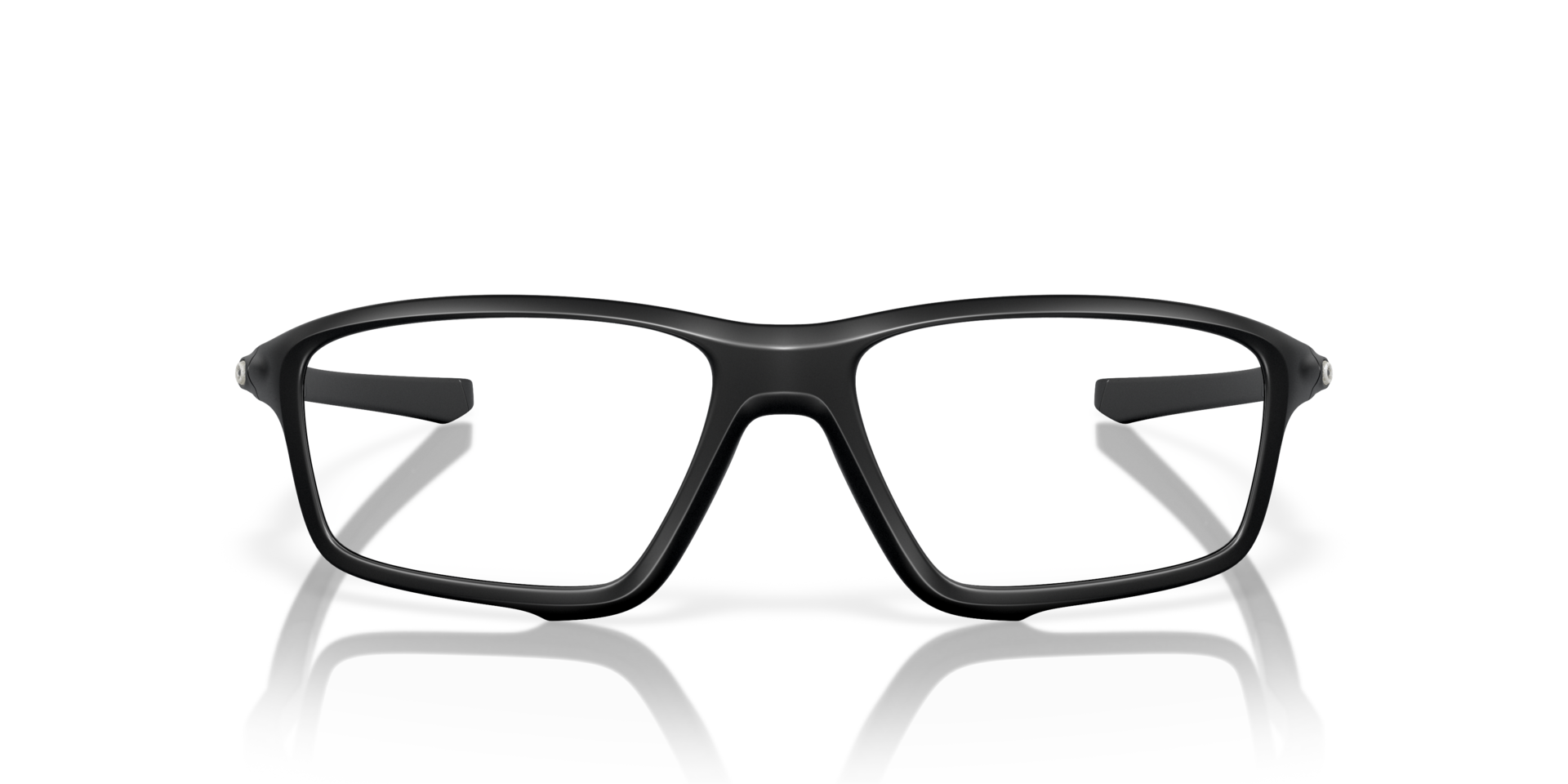 Crosslink® Zero Reflective Collection Satin Black PlasticSunglass Frames for Glasses Direct, Front View