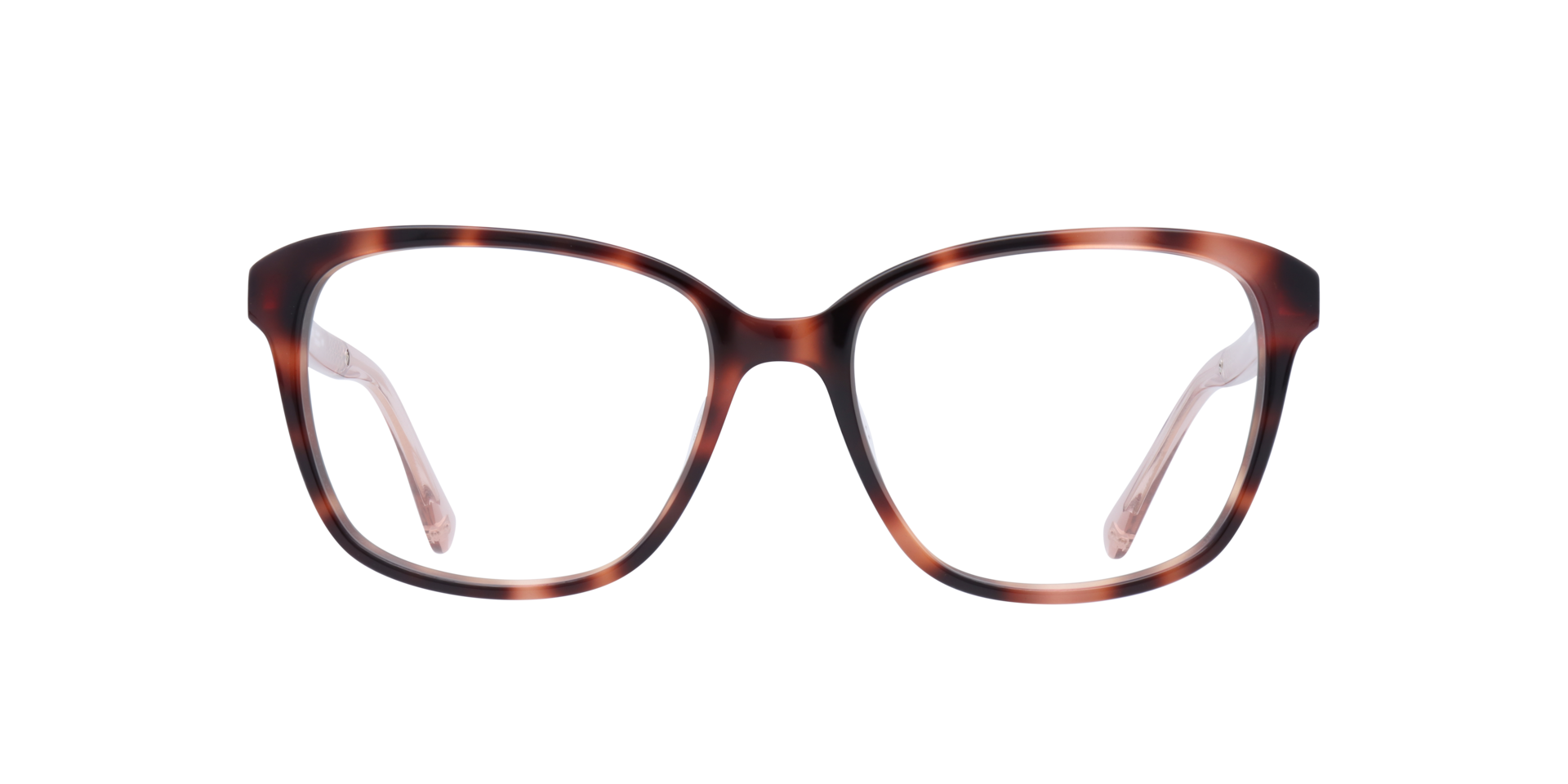 Acerra Tortoise Pink AcetateEyeglass Frames for Glasses Direct, Front View