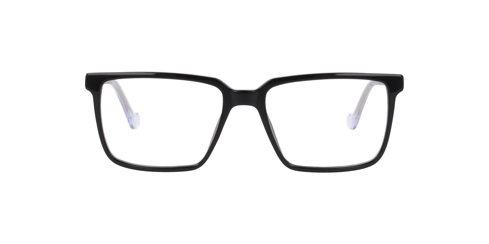 Murphy Black PlasticEyeglass Frames for Glasses Direct, Front View
