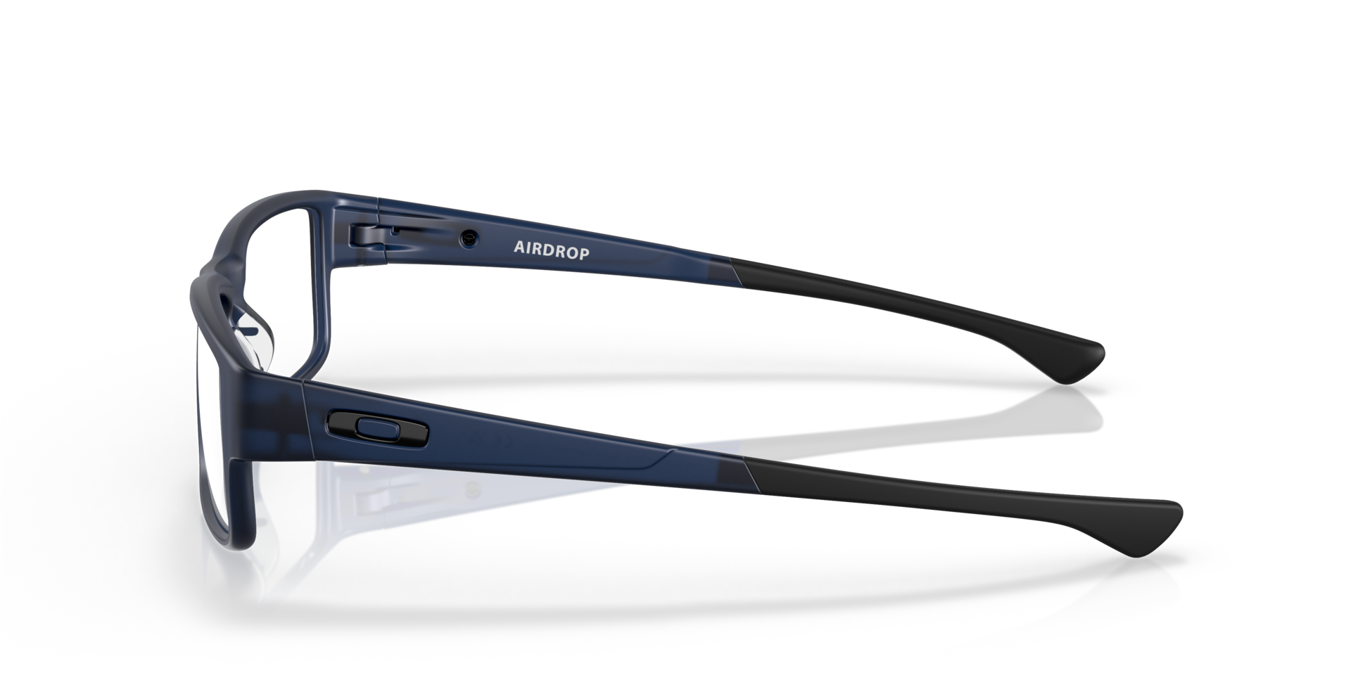 Airdrop™ Matte Translucent Blue PlasticEyeglass Frames for Glasses Direct, Side View