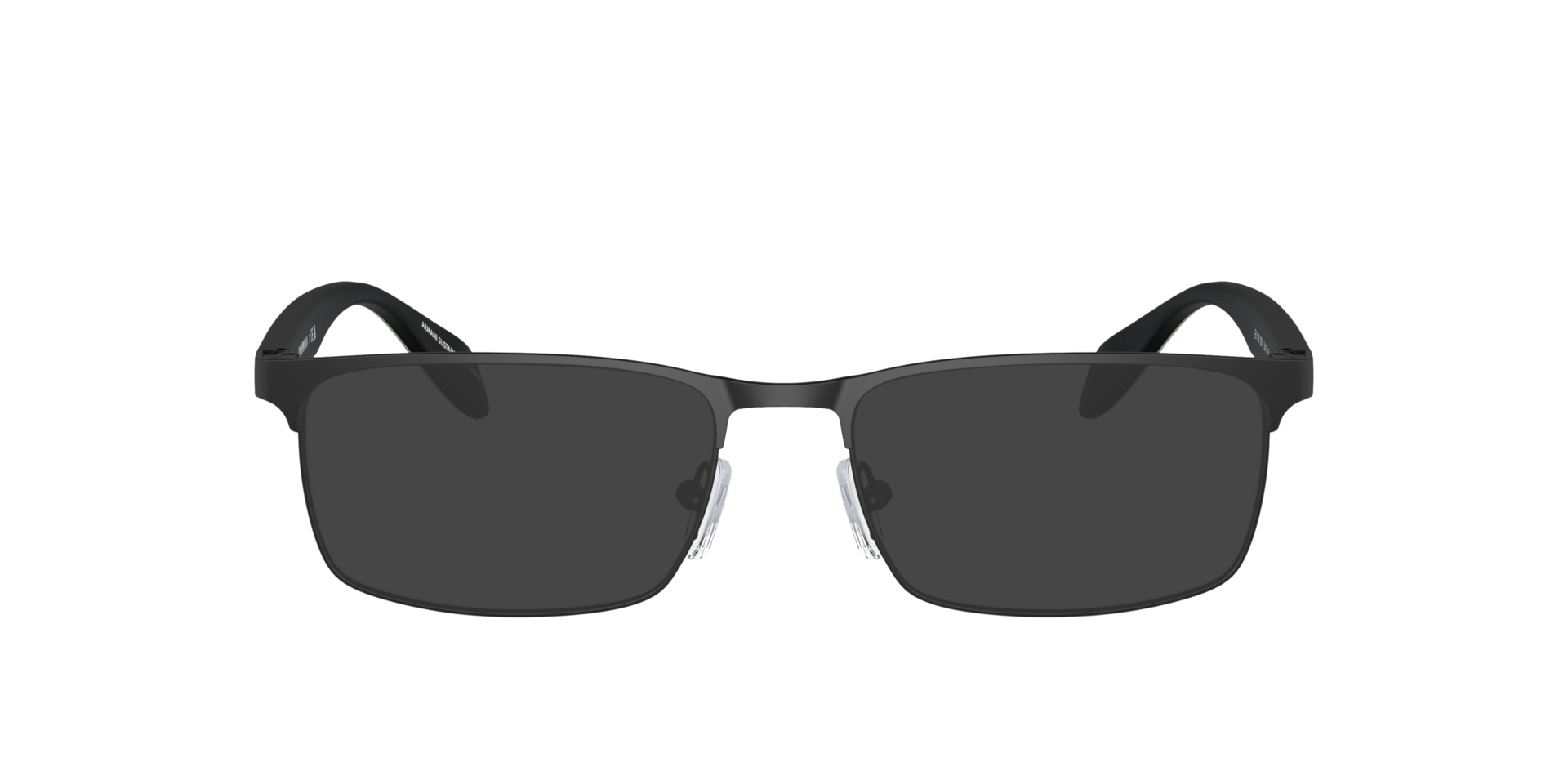 EA1149 Matte Black MetalEyeglass Frames for Glasses Direct, with Tinted Lenses
