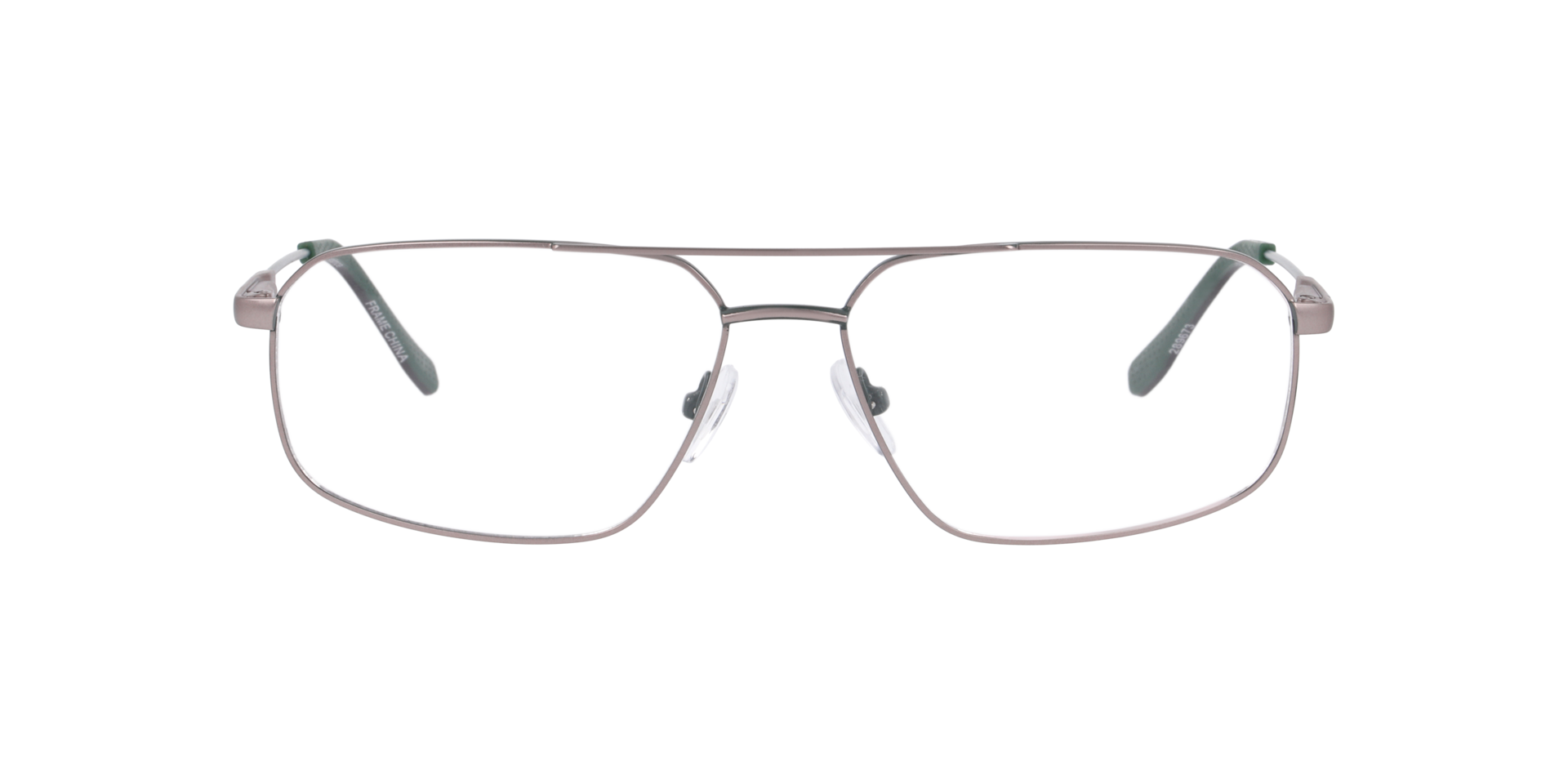 Nb4204 Gunmetal Green MetalEyeglass Frames for Glasses Direct, Front View