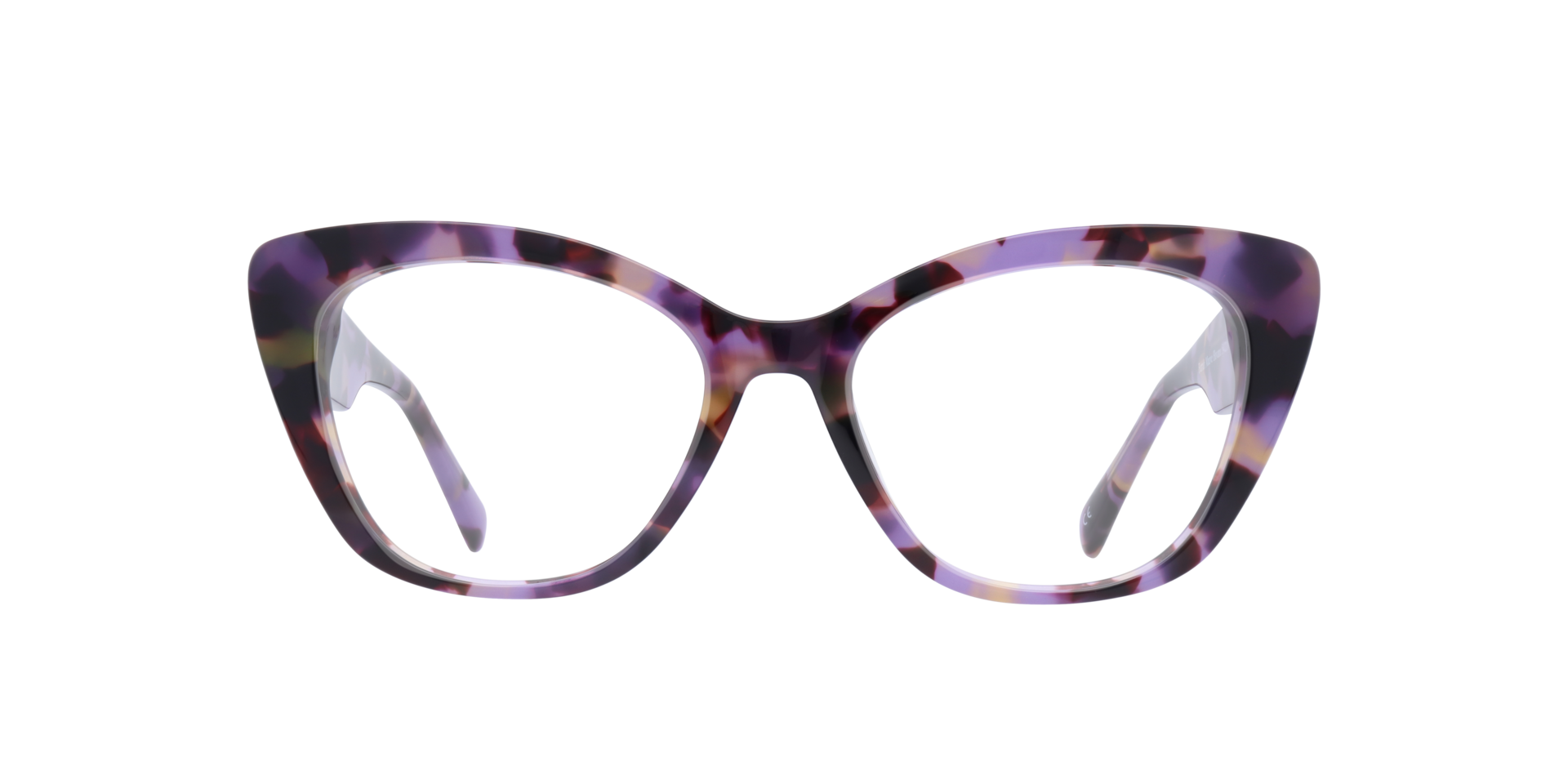 Farrah Mauve Havana AcetateEyeglass Frames for Glasses Direct, Front View