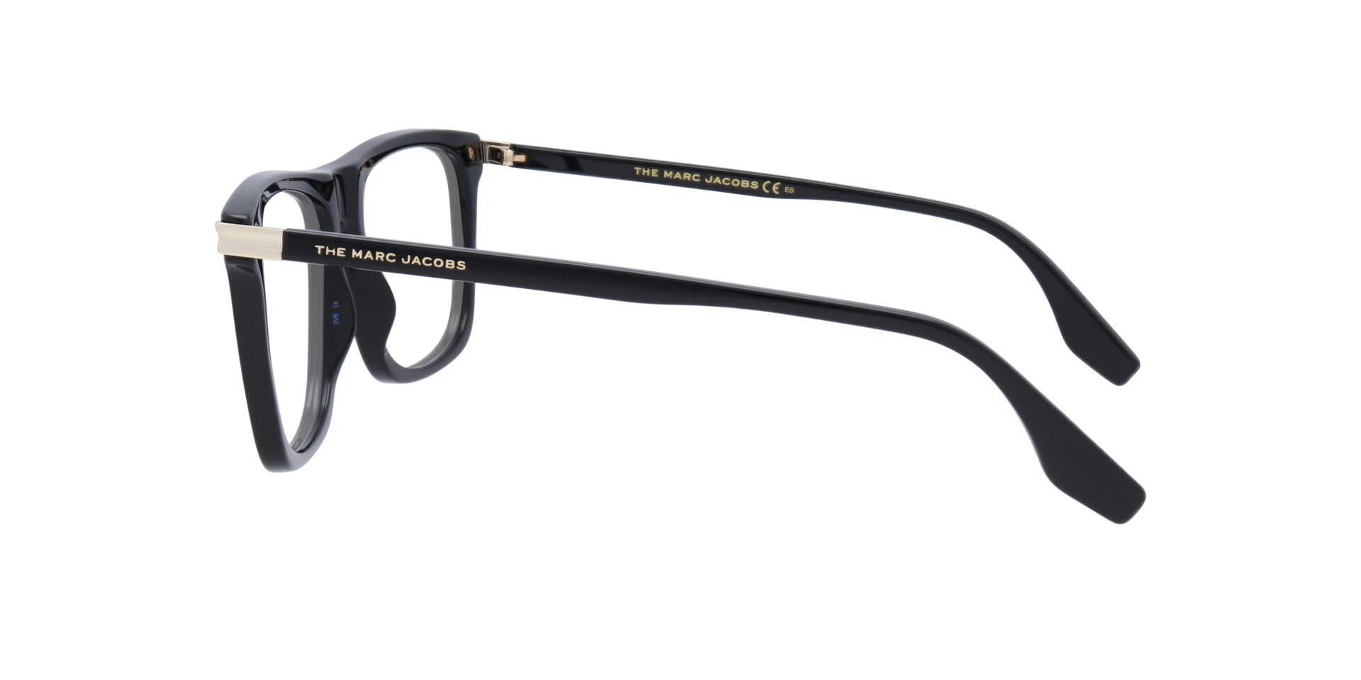 MARC 546 Black AcetateEyeglass Frames for Glasses Direct, Side View