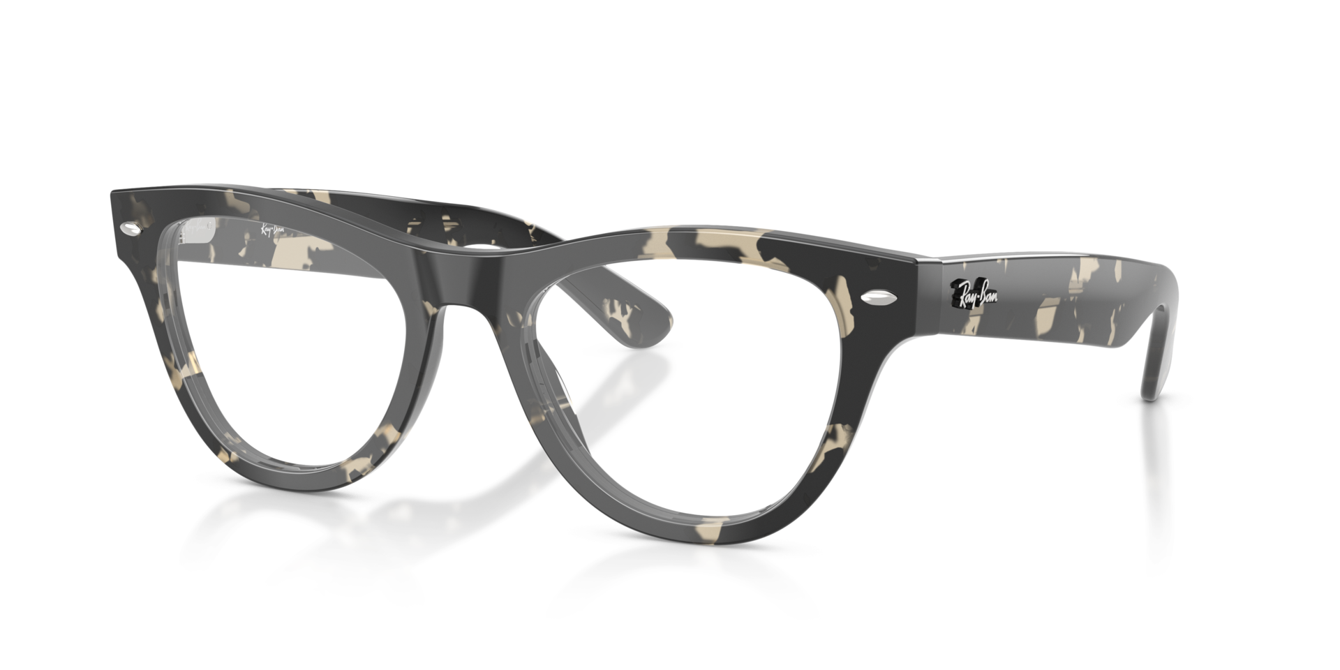 RB5510 Grey Tortoise AcetateEyeglass Frames for Glasses Direct, Angle View