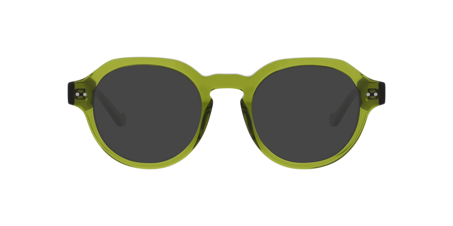 Mccarthy Transparent Dark Green AcetateEyeglass Frames for Glasses Direct, with Tinted Lenses