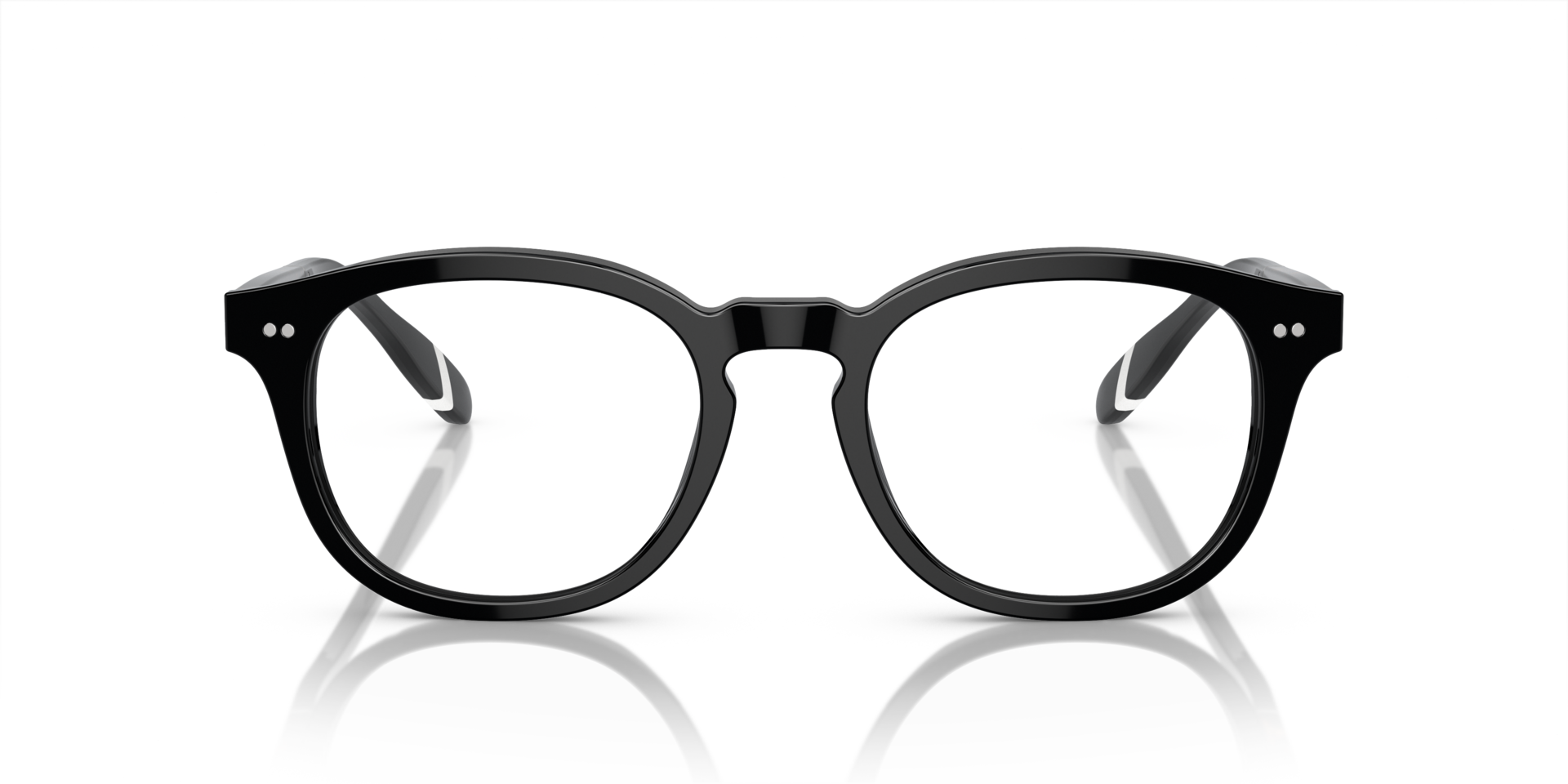 PH2267 Shiny Black AcetateEyeglass Frames for Glasses Direct, Front View