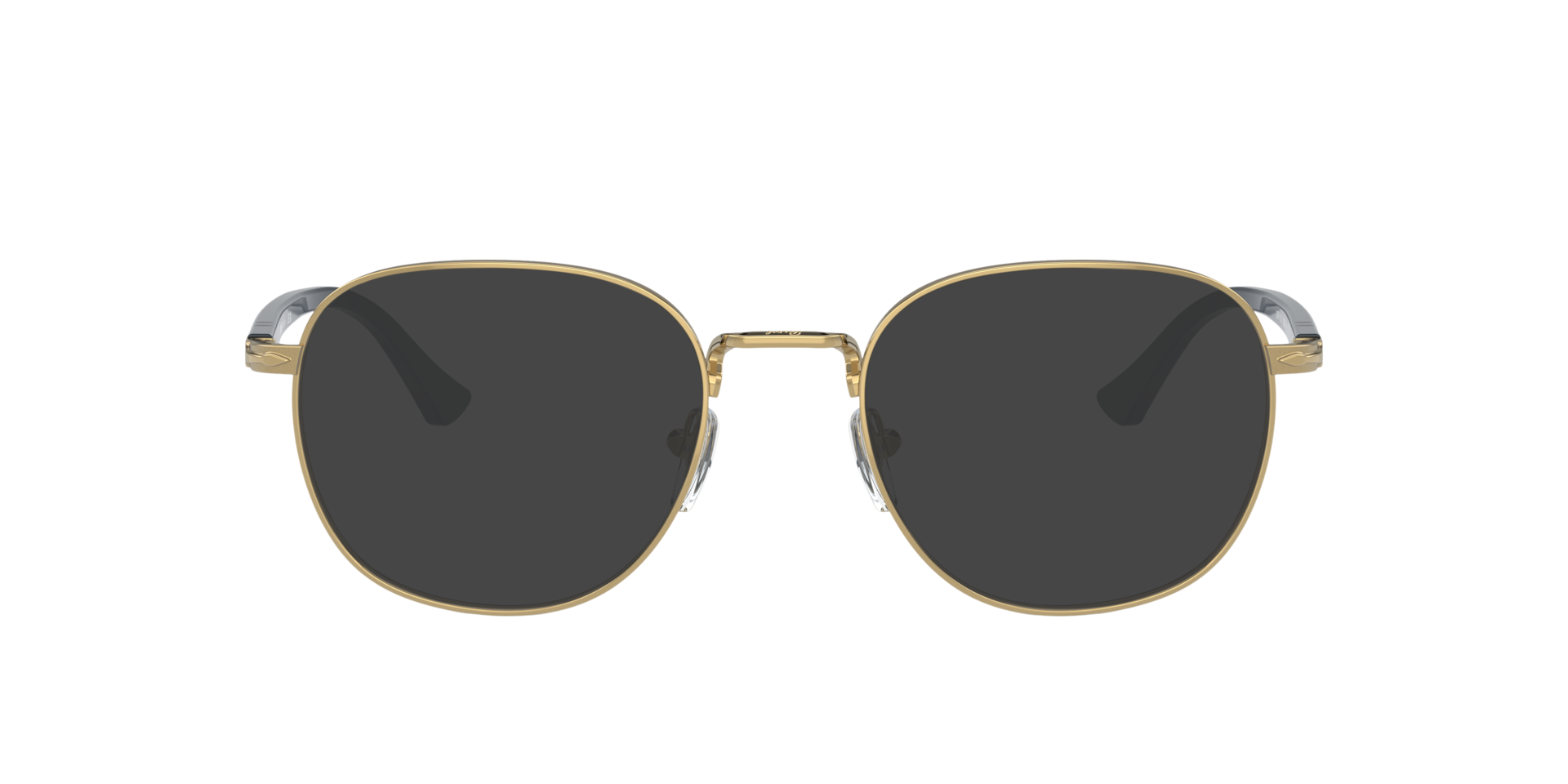 PO1007V Gold MetalEyeglass Frames for Glasses Direct, with Tinted Lenses