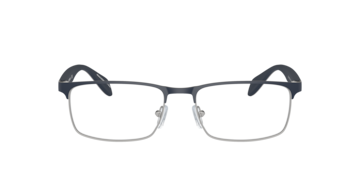 Matte Silver/Blue EA1149 -  Metal Glasses