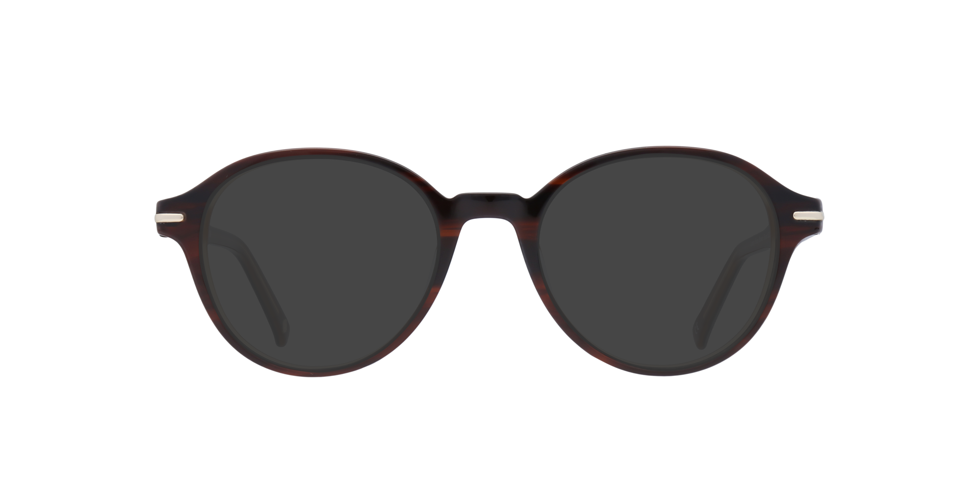 Canary Shiny Brown Horn AcetateEyeglass Frames for Glasses Direct, with Tinted Lenses