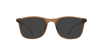 Crystal Light Brown Kris -  Plastic Sunglasses