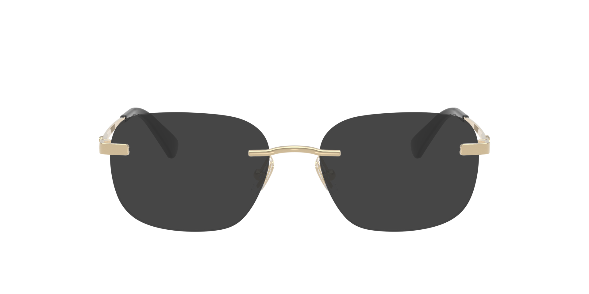 HC5206D Shiny Light Gold MetalEyeglass Frames for Glasses Direct, with Tinted Lenses