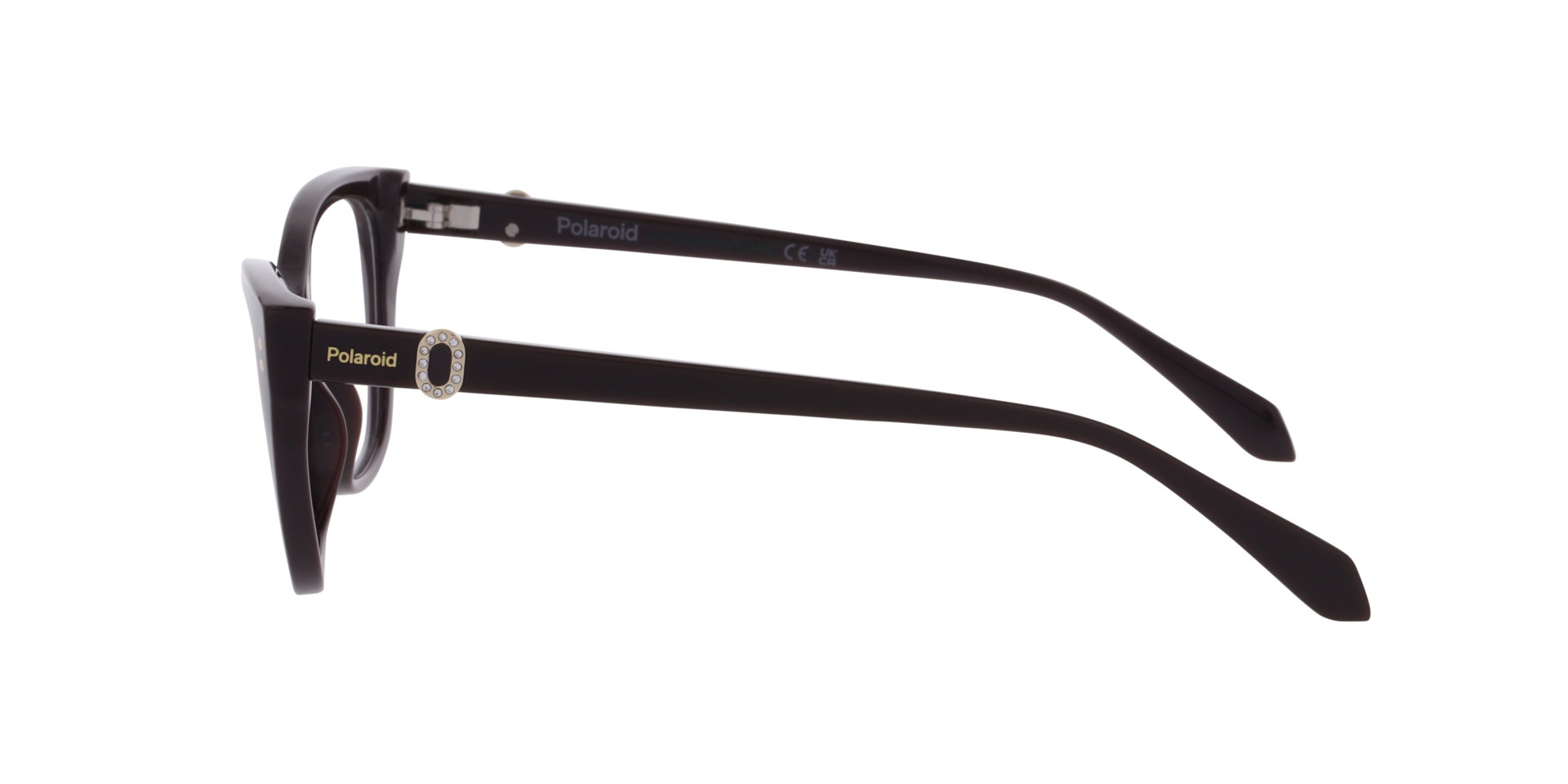 PLD D602 Purple PlasticEyeglass Frames for Glasses Direct, Side View