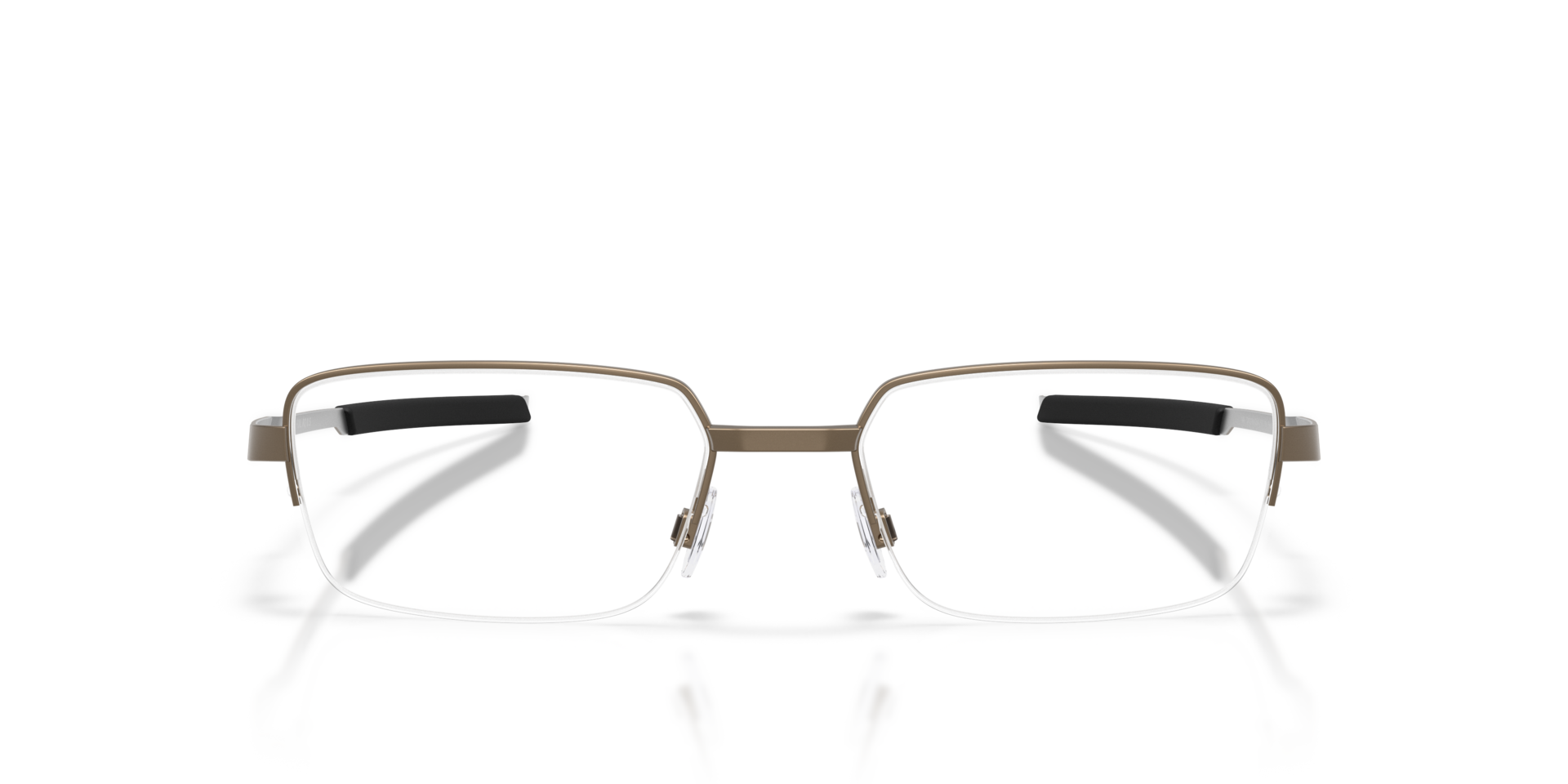 Foil RQ 0.5 Pewter MetalEyeglass Frames for Glasses Direct, Front View