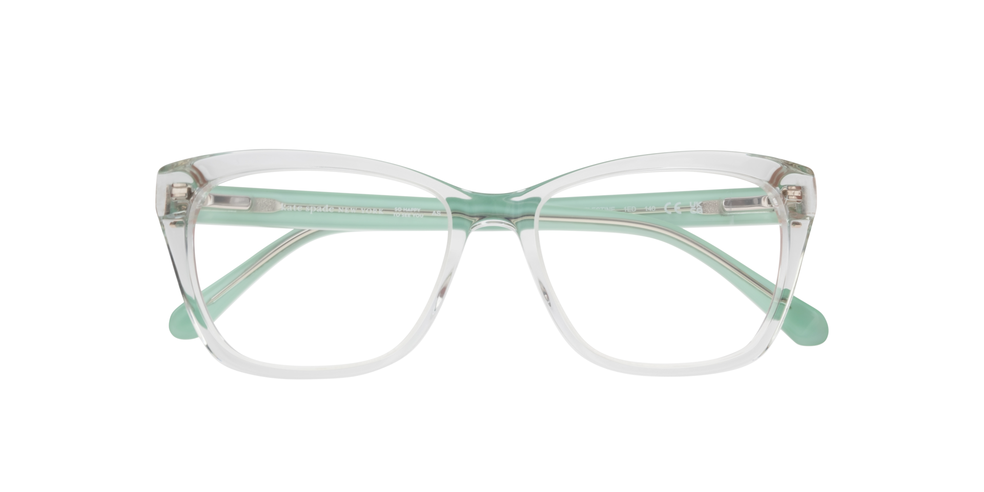 Celestine Green AcetateEyeglass Frames for Glasses Direct, Closed View
