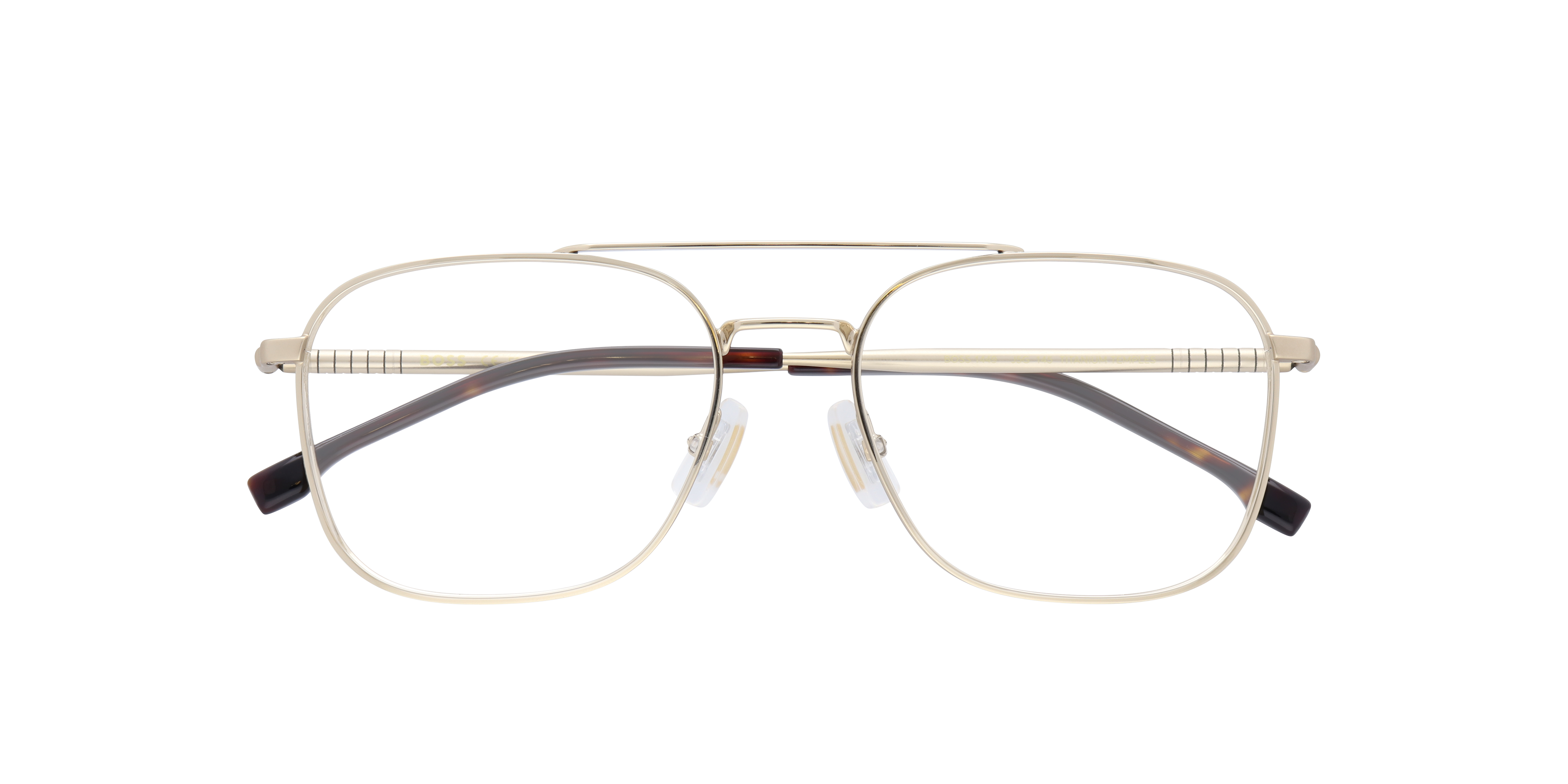 BOSS 1449 Gold MetalEyeglass Frames for Glasses Direct, Closed View
