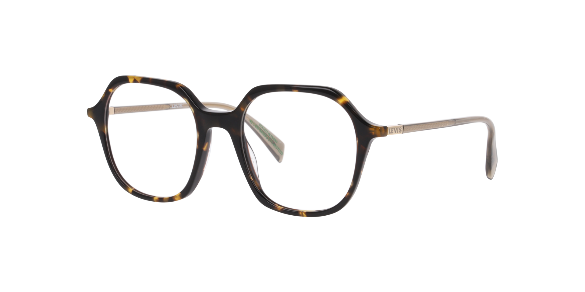 LV 1098 Tortoise AcetateEyeglass Frames for Glasses Direct, Angle View