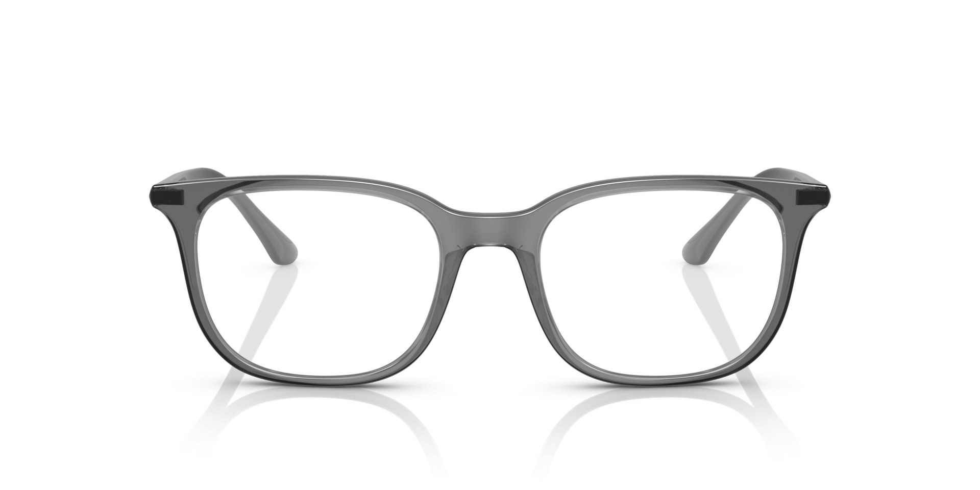 RB7211 Transparent Grey PlasticEyeglass Frames for Glasses Direct, Front View