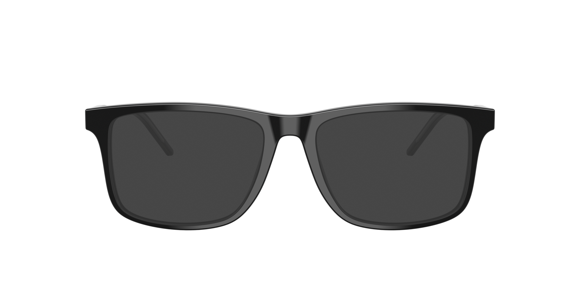 EA3257 Shiny Black AcetateEyeglass Frames for Glasses Direct, with Tinted Lenses
