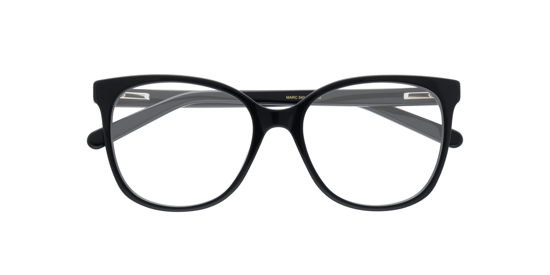 MARC 540 Black AcetateEyeglass Frames for Glasses Direct, Closed View