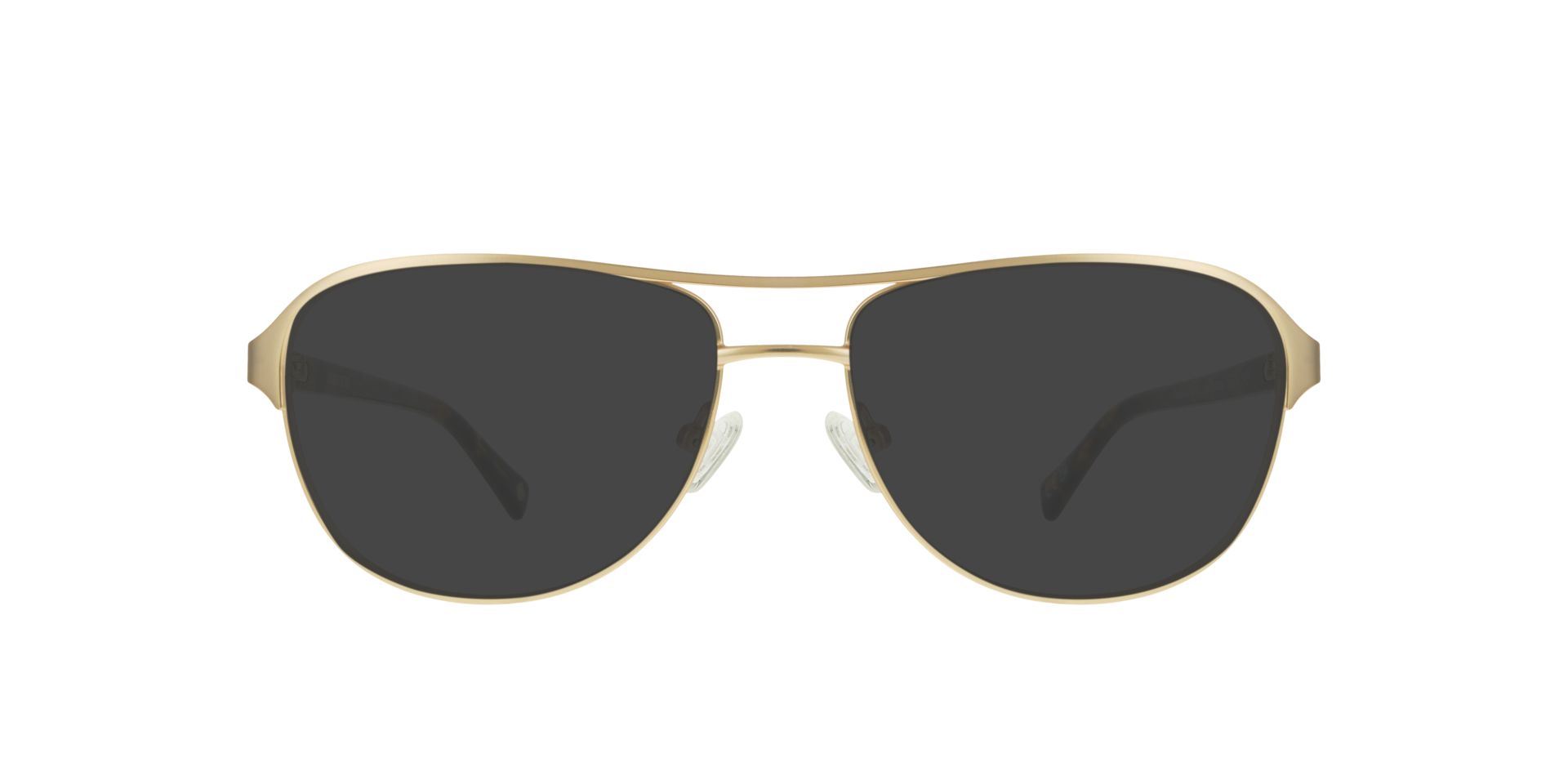Redford Satin Gold & Havana MetalEyeglass Frames for Glasses Direct, with Tinted Lenses
