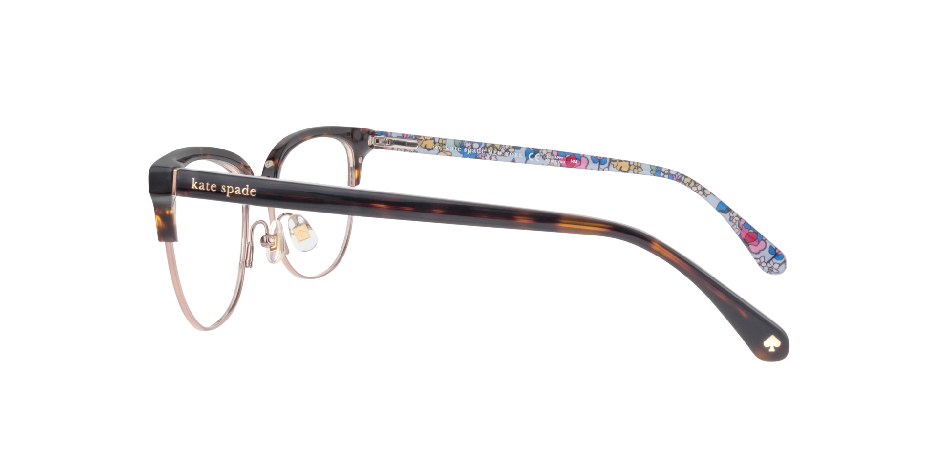 Paityn/G Tortoise MetalEyeglass Frames for Glasses Direct, Side View