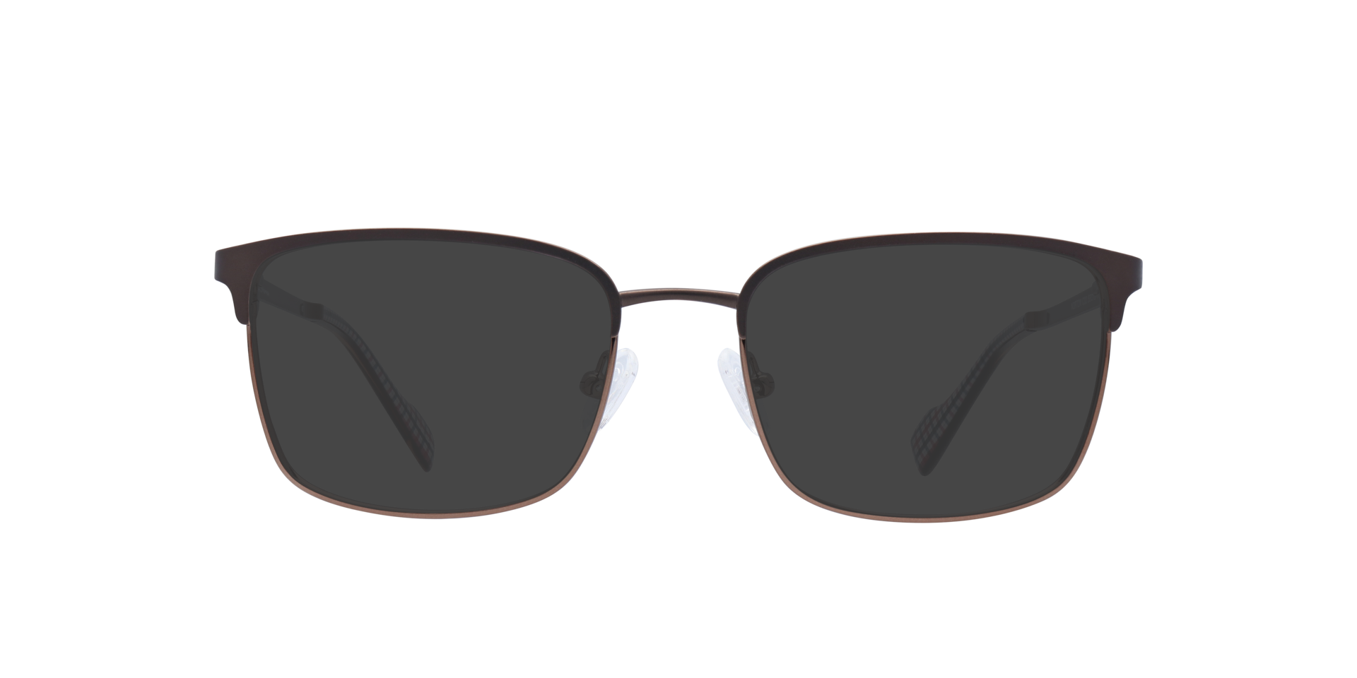 Norton BN Brown MetalEyeglass Frames for Glasses Direct, with Tinted Lenses