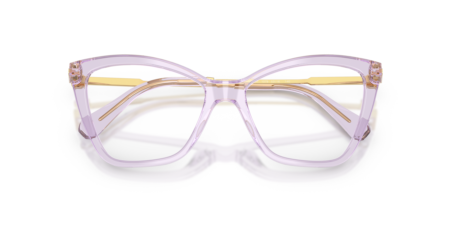 SK2051 Transparent Lilac AcetateEyeglass Frames for Glasses Direct, Closed View