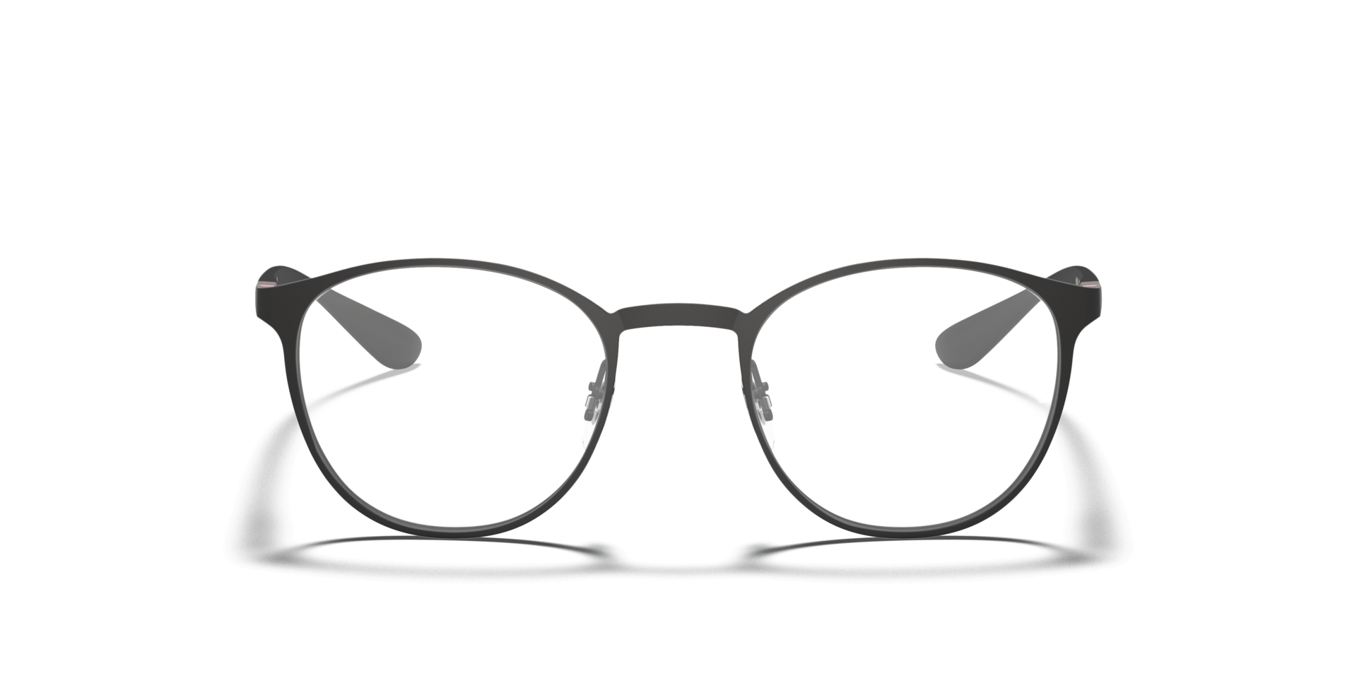 RB6355 Optics Black MetalEyeglass Frames for Glasses Direct, Front View