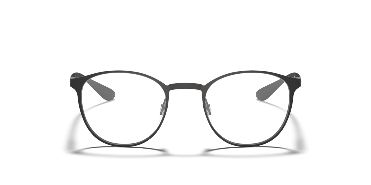Ray-Ban Unisex Black Phantos Metal Eyeglasses Online - Full Rim - Rb6355