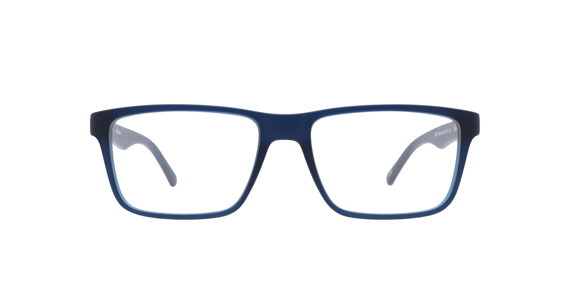 Henry Matte Blue PlasticEyeglass Frames for Glasses Direct, Front View