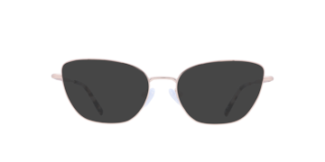 Shiny Rose Gold Heidi -  Metal Sunglasses